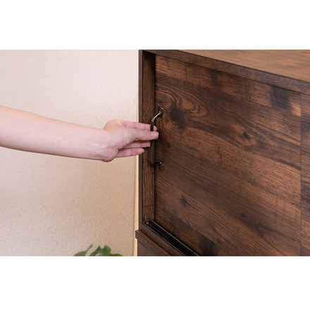 ARIZONA 幅90 奥行40 高さ40.5 ローボード ブラウン 上置き用 西海岸ヴィンテージ テレビボード