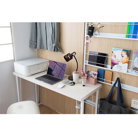 突っ張りマガジンラック マリンナチュラル 幅90cm パーテーション 日本製 パーティション パンフレット サロン