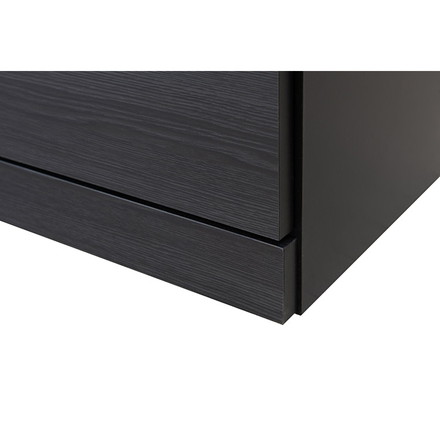 BK-club A4が入る薄型カウンター下収納 幅40.5cm 奥行34cm 高さ86.5cm チェスト 完成品