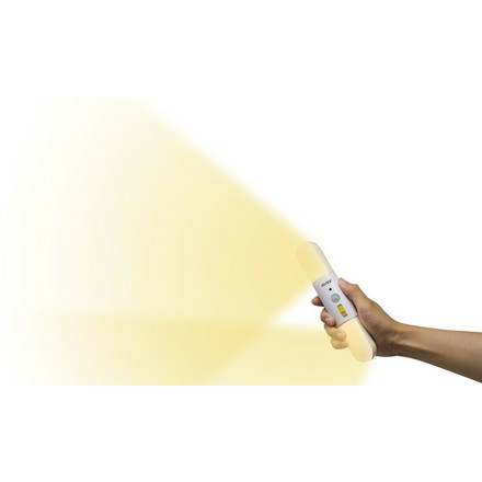 ムサシ どこでも スリムセンサーライト ASL-025 自由自在 玄関 食器棚 物置 懐中電灯 マグネット付