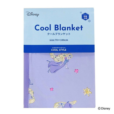 クールブランケット ラプンツェル 100×70cm リバーシブル パイル生地 接触冷感シリーズ ディズニー