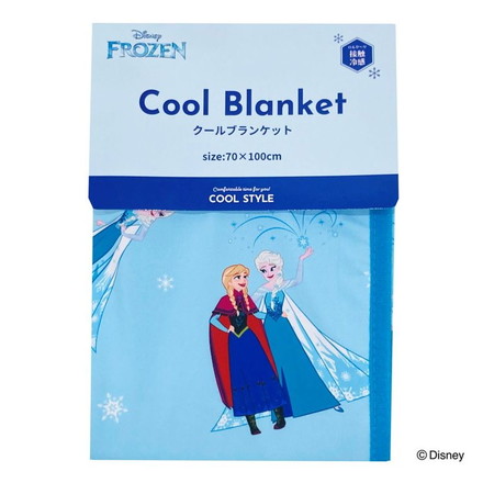 クールブランケット アナと雪の女王 100×70cm リバーシブル パイル生地 接触冷感シリーズ ディズニー