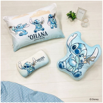 枕カバー スティッチ OHANA 43×63cm ディズニー キャラクター 子供 こども ジュニア 子ども