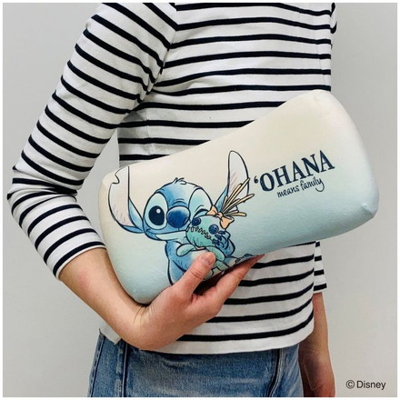 ミニリラックスピロー スティッチ お昼寝枕 ミニ枕 小さめサイズ 低反発 腰当クッション キャラクター