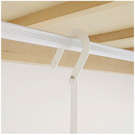 ハンガー 収納アップブランコハンガー 伸縮式 幅41~70×奥行9.3×高さ72.5~101.7cm 2段