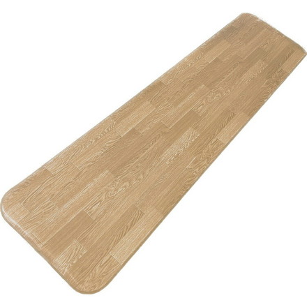 キッチンマット 60×180 抗菌 防カビ さらっと加工 ペット マット フローリング クッションフロア CF ラグ ブラウン