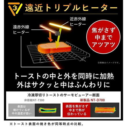 NT-D700-K ブラック Panasonic オーブントースター パナソニック