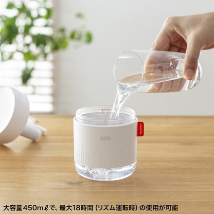 サンワサプライ USB加湿器(充電式・500ml) USB-TOY102W