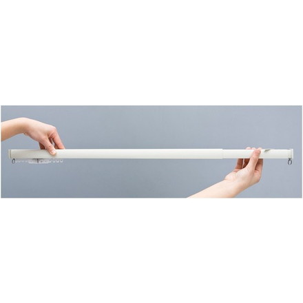 つっぱり式 ワンロックカーテンレール フィットワン ホワイト1.5m用 フルネス