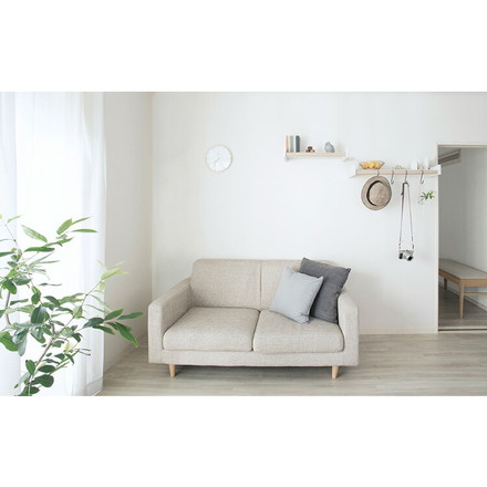 森田アルミ工業 室内用 多目的シェルフ Wally W540 ミルクホワイト×バーチ【0744-00044】