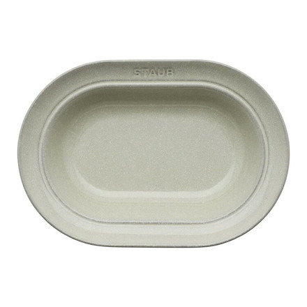 【公式販売店】STAUB オーバルプレート25cm カンパーニュ ストウブ プレート お皿 セラミック ダイニングライン 深皿 ランチプレート おしゃれ 陶器 食器 ナチュラルカラー テーブルウェア