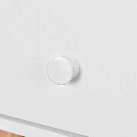 vidaXL ベッドサイドテーブル 2点 パイン無垢材 40x30x61cm ホワイト家具 テーブル ベッドサイドテーブル