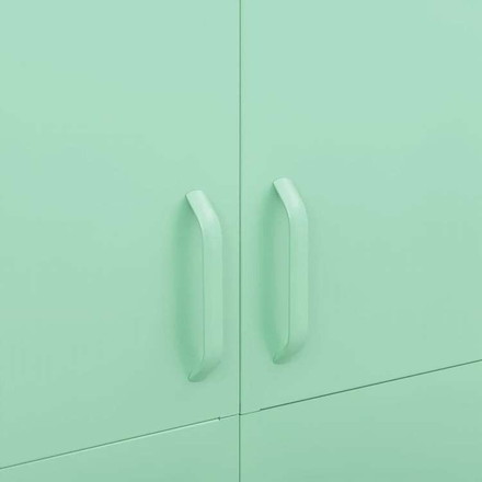 vidaXL 洋服ダンス ミント 90x50x180 cm スチール家具 キャビネット&収納