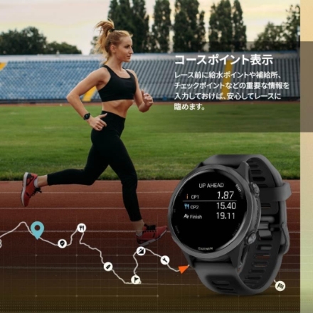 ガーミン スマートウォッチ Forerunner 570 47mm 010-02971-31 [White/Amp Yellow]