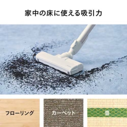 ツインバード スティック掃除機 TC-E187W ホワイト