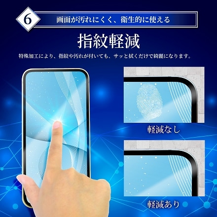 Xiaomi 11T / 11T Pro 液晶保護フィルム フルカバー 非接触タイプ ガラスフィルム ブルーライトカット 目に優しい shizukawill シズカウィル ブラック