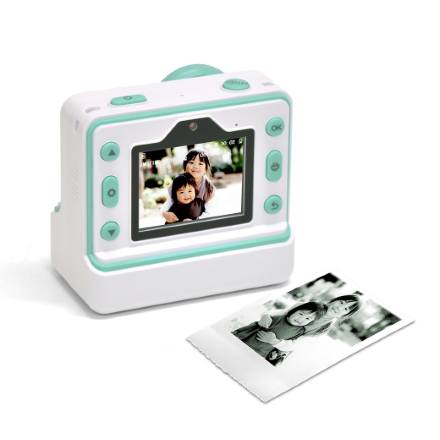 プリント機能付きキッズカメラ＆感熱紙3ロール AK-KD01P