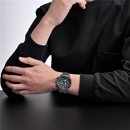 【5月28日発売予定】 シチズン プロマスター CITIZEN PROMASTER 腕時計 BY3005-56E メンズ 限定モデル LAYERS of TIME ときの積層 エコ・ドライブ 電波時計 ソーラー電波 ステンレスバンド 多針アナログ メーカー保証1年