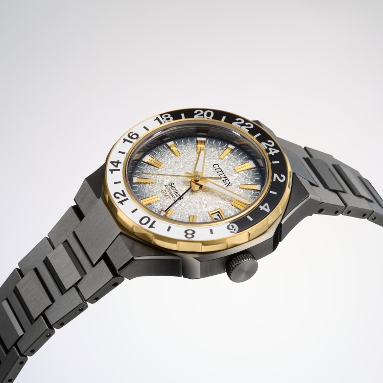 CITIZEN シチズン Series 8 シリーズエイト 880 Mechanical NB6035-55H メンズ 腕時計 機械式 自動巻き 手巻き GMT機能 10気圧防水 サファイアガラス ステンレス シースルーバック 世界限定1600本