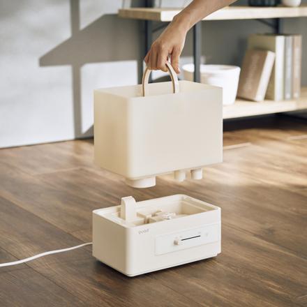 QUADS 超音波式 加湿器 エルモイスト QS540GY グレー