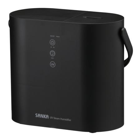 サンカ UVスチーム式加湿器 SSH-2100UVBK ブラック