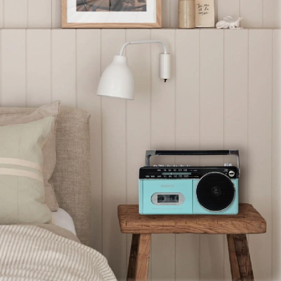 aiwa アイワ ラジカセ audio-G RCP3 パステルグリーン Bluetooth ワイドFM GAA4-RCP0003