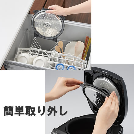 タイガー魔法瓶 IHジャー炊飯器 1升 JPW-L180HD ダークグレー