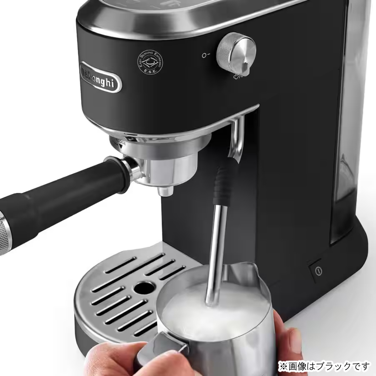 デロンギ エスプレッソ・カプチーノメーカー デディカ デュオ ホワイト EC890J-WI