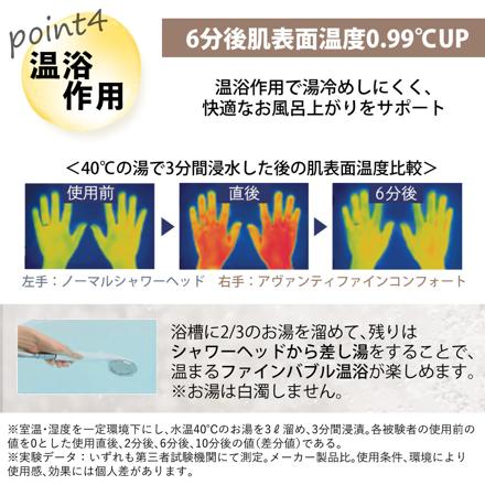 TKS アヴァンティファインコンフォート シャワーヘッド 日本製 ウルトラファインバブル 節水 TK-A101E