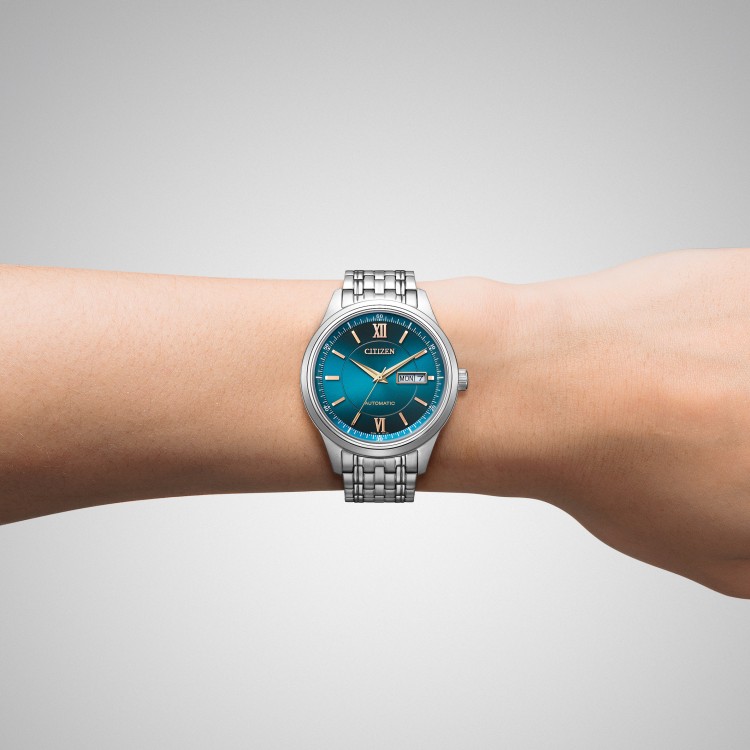 CITIZEN シチズンコレクション NY4050-71L 日本限定 金碧珠テーマ メカニカル 自動巻 手巻き付き サファイアガラス 5気圧防水 ステンレス メンズ 腕時計