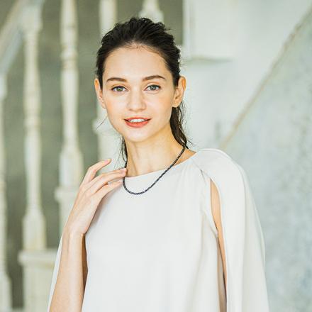 コラントッテ 磁気ネックレス LUCE α 100 ルーチェ アルファ ブラック Lサイズ ABARH01L & ハンドタオル & マイクロファイバークロス2枚入 セット