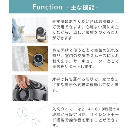 象印 2WAYサーキュレーター RC-AA30-HA グレー ＆ ぞうさん貯金箱