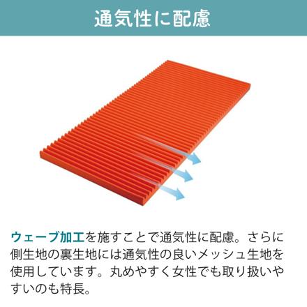 西川 エニーマット ブルー S ＋西川 のびのびクイック（R）シーツ グレー SS-S