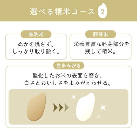 アイリスオーヤマ 米屋の旨み 銘柄純白づき精米機 RCI-C5-C ホワイト ＆ライスストッカー HB-3898＆ゆめぴりか玄米(300g)＆マイクロファイバークロス