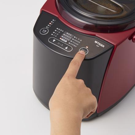 タイガー魔法瓶 精米器 レッド 日本製 精米機 玄米 自家精米 無洗米機能付 RSF-A100-R ＆ ゆめぴりか 玄米 300g セット