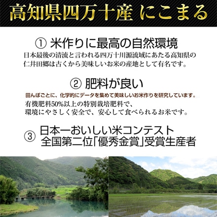 白米 高知四万十産 にこまる 2kg 特別栽培米 令和5年産