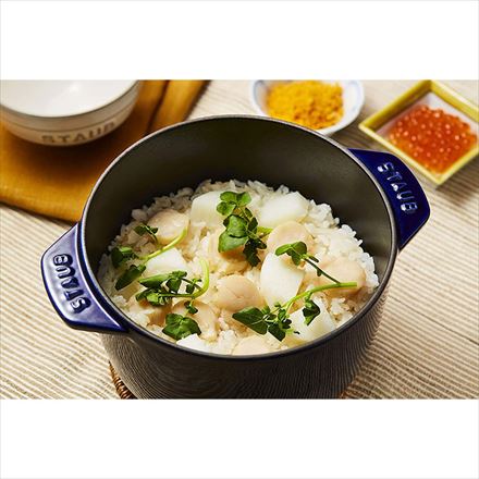 staub ストウブ ラ・ココット de GOHAN 16cm M ブラック 40509-655-0 ご飯鍋 炊飯 2合 鋳物 ホーロー鍋 炊飯器 IH対応