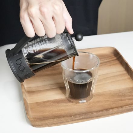 bodum ボダム フレンチプレス 350ml+ダブルウォールグラス(2個) トライアルセット
