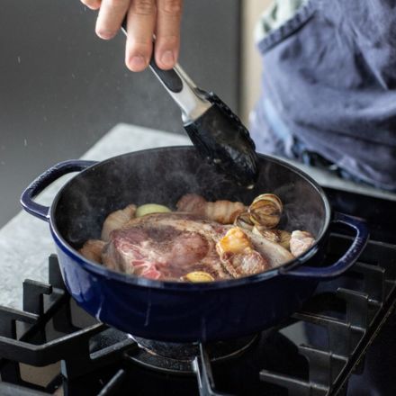 Vermicular バーミキュラ オーブンポット2 26cm 浅型 セルフスタンディングリッド マットリネンベージュ OP2S26S-BG