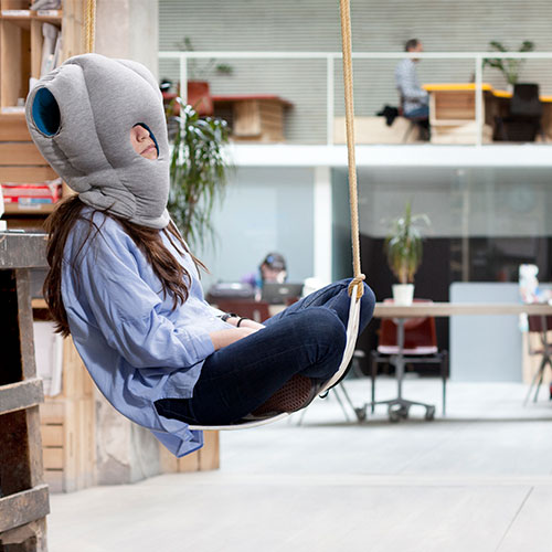 Ostrichpillow ORIGINAL NAPPING PILLOW Sleepy Blue
