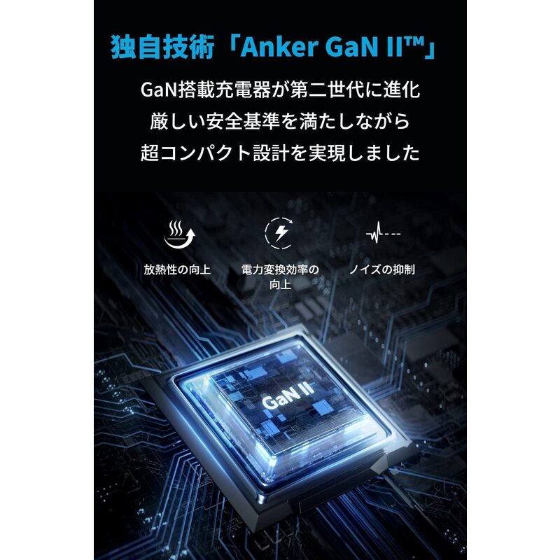 アンカー ANKER 736 Charger (Nano II 100W) ブラック A2145N11