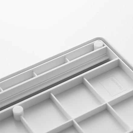 tower タワー シンク下幅調節鍋蓋&フライパン収納スタンド W40 ホワイト 1361