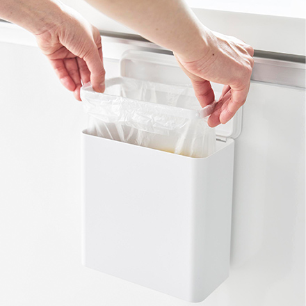 tower タワー フィルムフック 密閉ゴミ箱 ホワイト 1520