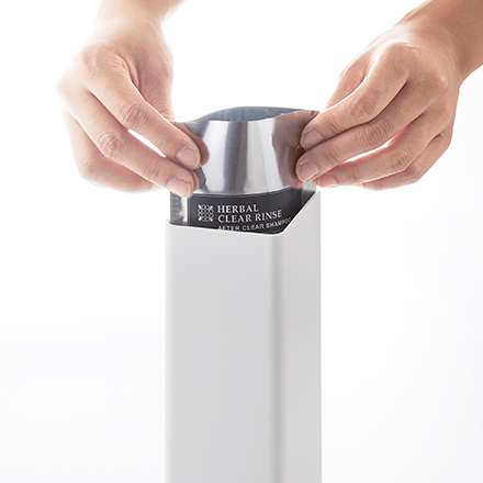 tower タワー たっぷり洗剤が出るマグネットディスペンサー コンディショナー ホワイト 1534