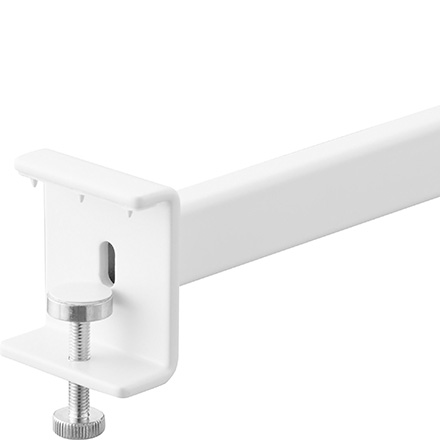 tower タワー 鴨居室内物干しポールホルダー 奥行ワイド ホワイト 1586