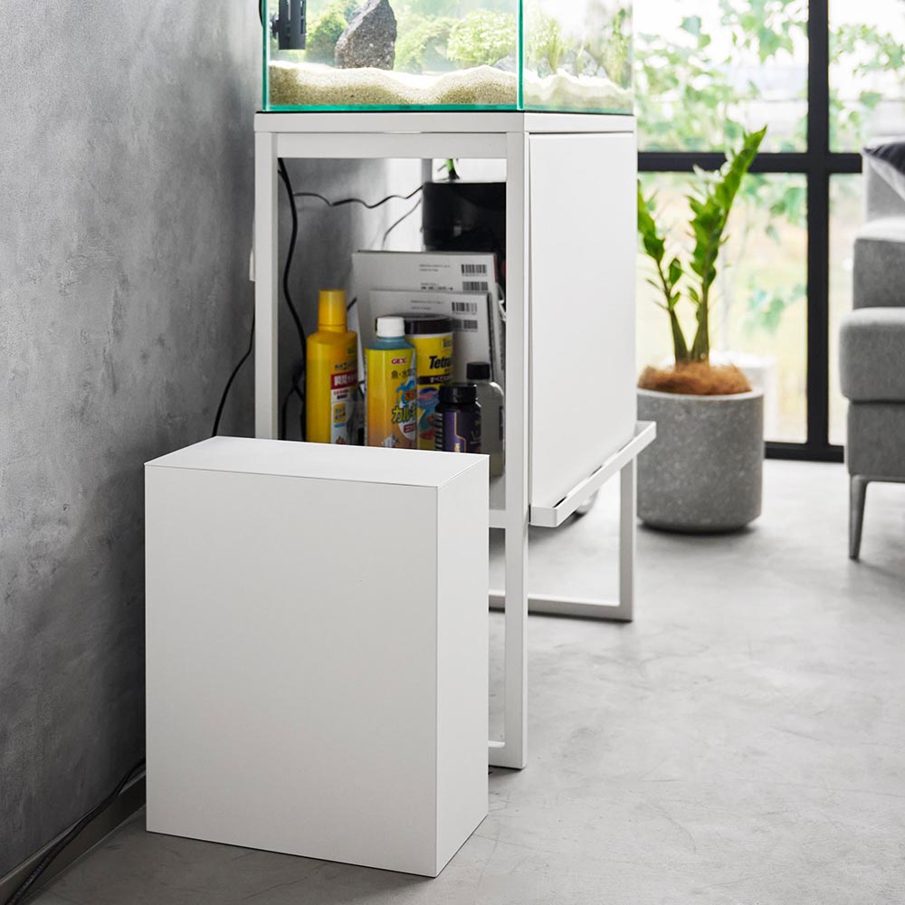 tower タワー 水槽横収納ボックス ホワイト 1891