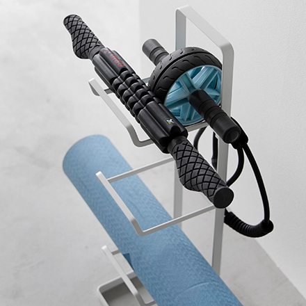 tower タワー フィットネスグッズ収納ラック ホワイト 2034