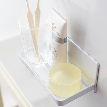 tower タワー マグネットバスルームラック ホワイト 3269