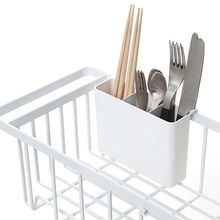 tower タワー 伸縮水切りワイヤーバスケット ホワイト 3492