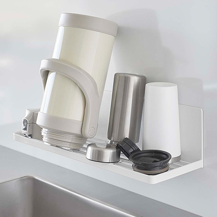 tower タワー マグネット水切りラック ホワイト 3781